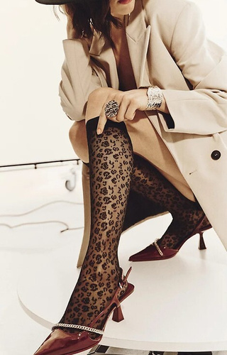 575 Esma Podkolanówki 20 den Gabriella czarny