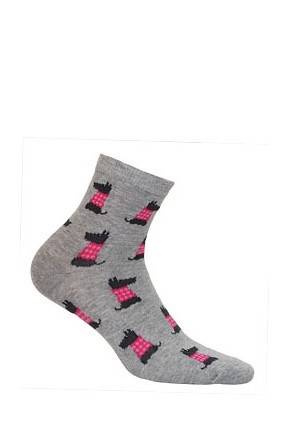 G84.01N Skarpety Damskie wzorowane Gatta 269 pink