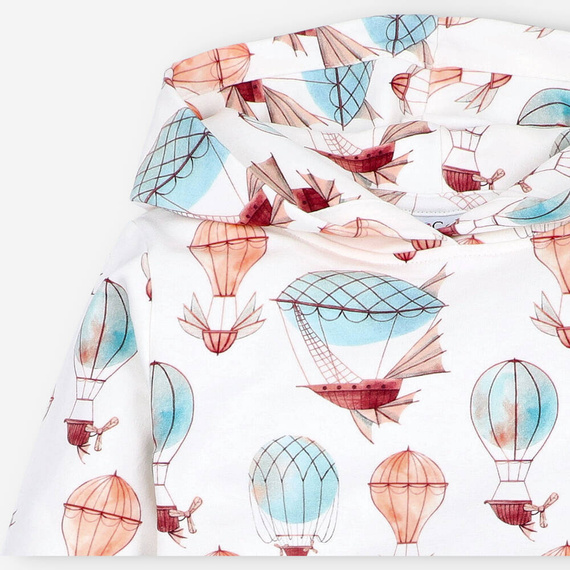 Bluza dresowa z kapturem I love Colors - balony