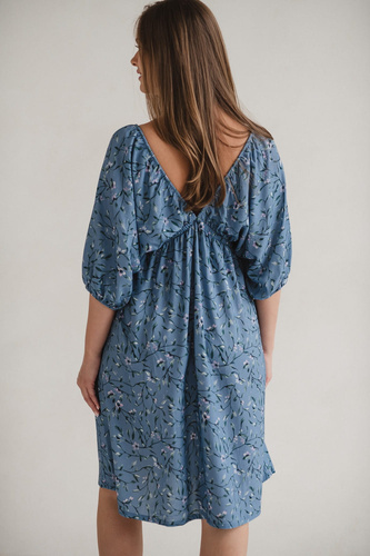 Sukienka ciążowa i do karmienia Milk Sun Blue Blossom Milk%Love 