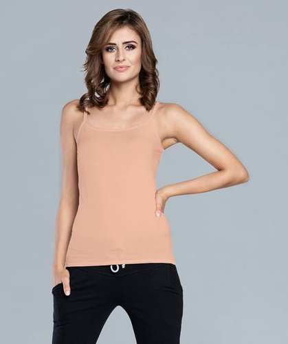 Ibiza Koszula Damska wąskie ramiączka Italian Fashion- limonka