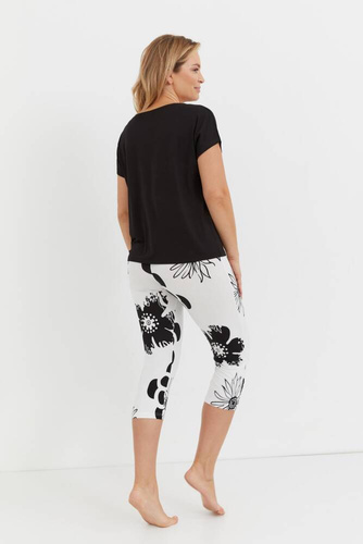 Piżama Damska 743 Elle Forex - czarny