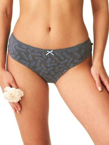 Figi damskie LPC 936   2-pak Key  szary miętowy