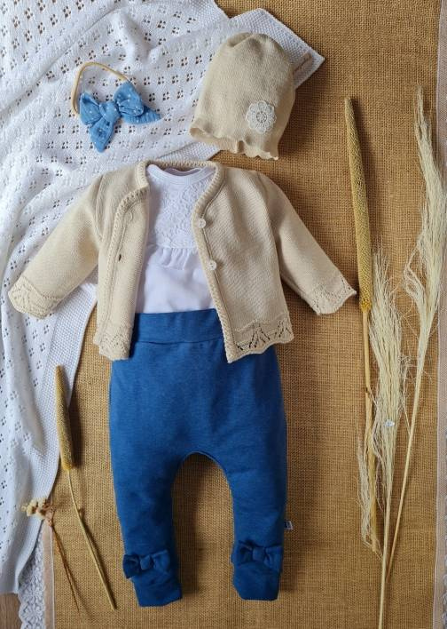 Opaska niemowlęca supełek muślin 3016MS Sophie Marija