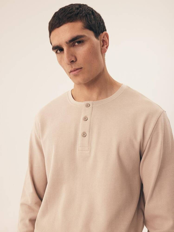 Piżama Męska 42638 Desert Henderson -beżowy