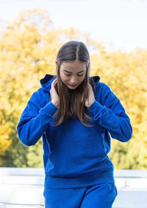 Komplet dresowy DK-K-B8 Dkaren - niebieski