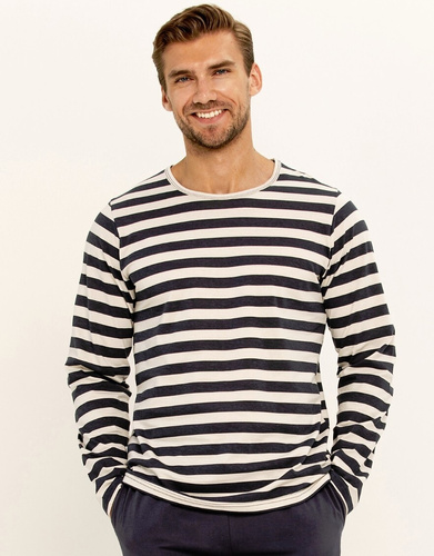 Piżama męska 3310 3311 Brace Taro granatowy paski