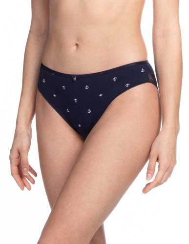 Figi Damskie L-1482  MB Lama granatowy