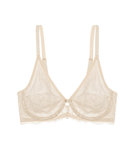 Biustonosz miękki z fiszbinami Amourette Charm W02 Triumph- kremowy