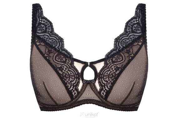 Biustonosz miękki Zelda soft Unikat- czarny