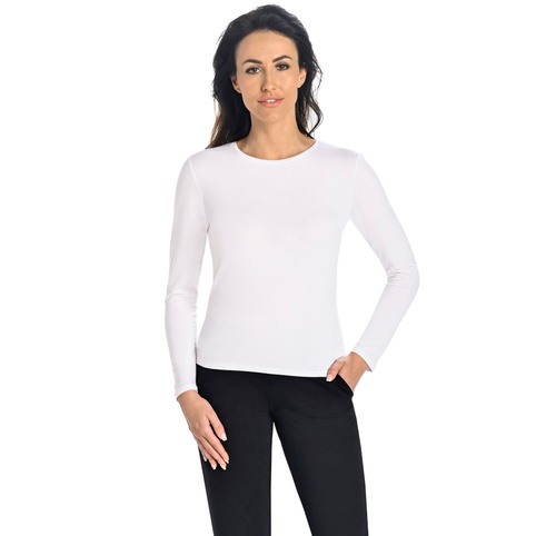 Bluzka damska bambusowa Aria Teyli - biały