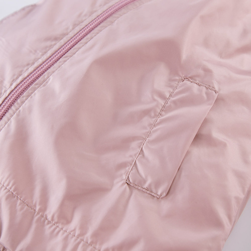 Płaszcz dziecięcy rozpinany Daisy Eevi - jasny róż