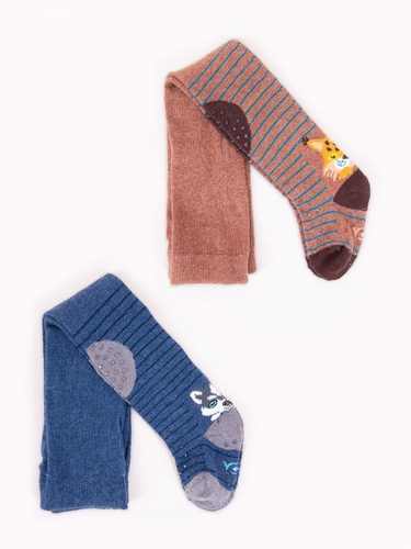 Rajstopy do raczkowania art.RA 25  mix kolor-chłopczyk