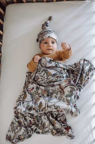 Ornithology Kocyk niemowlaka cotton Makaszka