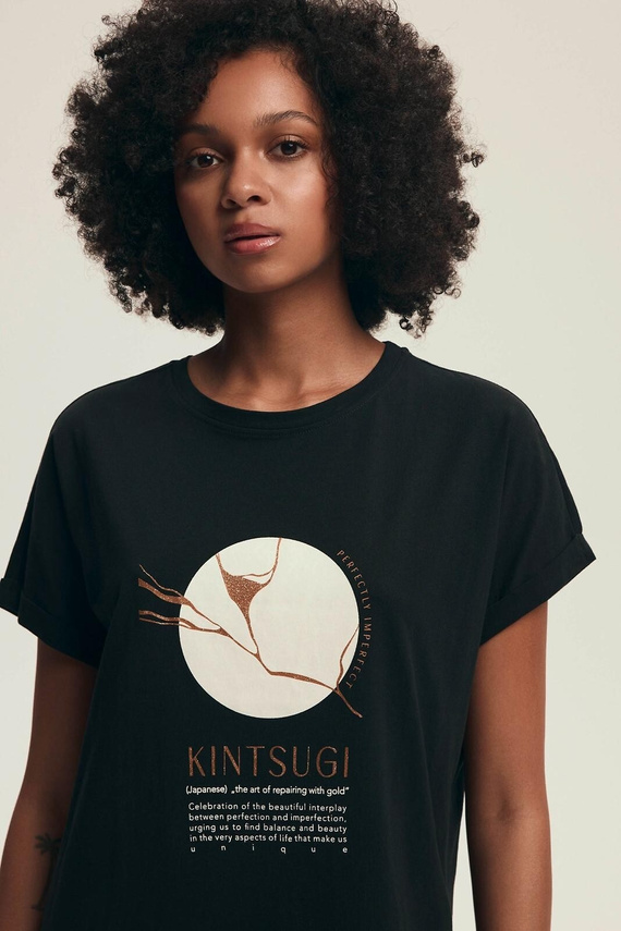 Henderson Dairoku 43729 – koszula nocna damska bawełniana, krótki rękaw