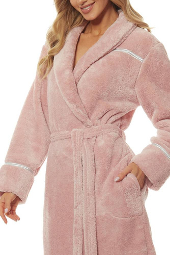 Szlafrok Damski pluszowy 2084 Satyn L&L - baletowy