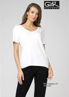 42492S Shirt Serano Bluzka Damska Gatta  white
