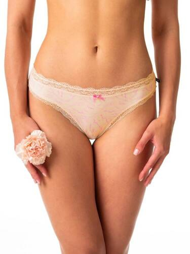 Figi damskie LPR 514 A'2 2-pak Key szary żółty