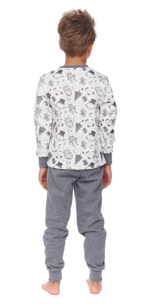 PDU.4548 "Snow" Piżama dziecięca Unisex Doctor Nap - snowman
