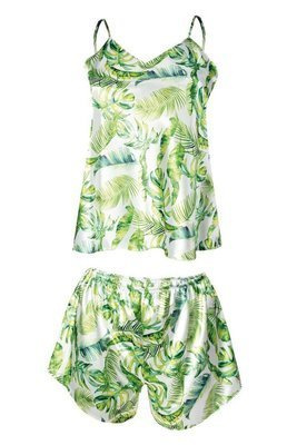 Komplet piżama damska Flowers  DKaren -DK-KK 11 biały