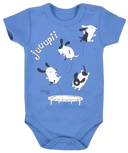 "JUPI LATO" Body niemowlęce krótki rękaw  Koala- czerwony