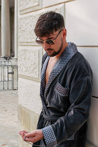 773 Bonjour szlafrok męski forex - grafit