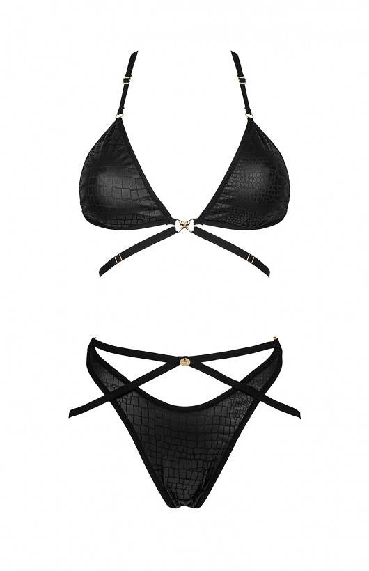 Cobra Nive Set Komplet 2-częściowy Obsessive czarny