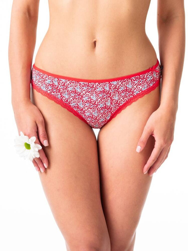 Figi damskie LPR 548 A'2 2-pak Key zielony czerwony