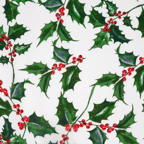 Pościel świąteczna liście z mikrowłókna Eurofirany