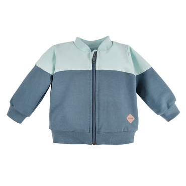 Rozpinana bluza chłopięca Balloons Eevi- ciemny turkus