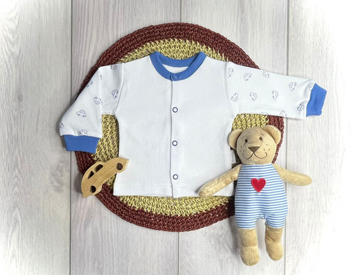 Bawełniany kaftanik niemowlęcy Mamatti KA15610 garbuski