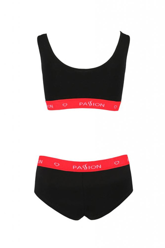 Biustonosz miękki PS003 Passion czarny