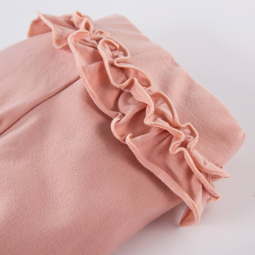 Legginsy bawełniane Daisy Eevi - jasny róż