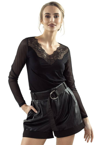 Bluzka damska Giulietta Eldar- czarny
