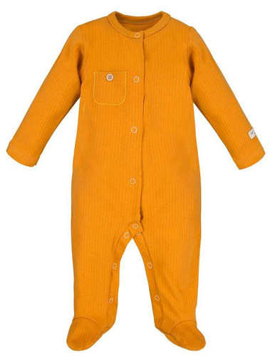 Pajac z kieszonką ze stópkami "Simply Comfy" Ewa Klucze - miodowy