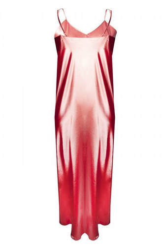 Iga Halka satynowa koszulka damska DKaren - puder