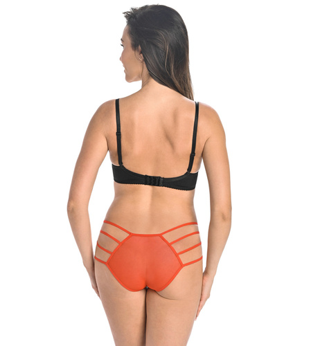 Figi damskie z paseczkamі Kathy Teyli - czerwony