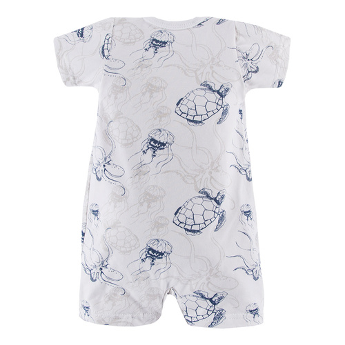 Rampers niemowlęcy Pacific Eevi - biały druk