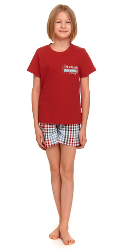PDU.4432 Piżama dziecięca Unisex Doctor Nap - red
