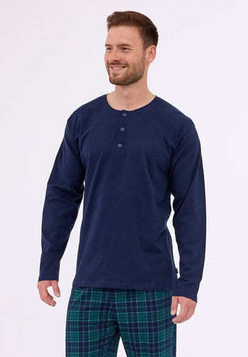 Piżama męska 458/266 Owen Cornette granatowy