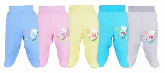 Półśpiochy bawełniane "PLAC ZABAW" Koala żółty