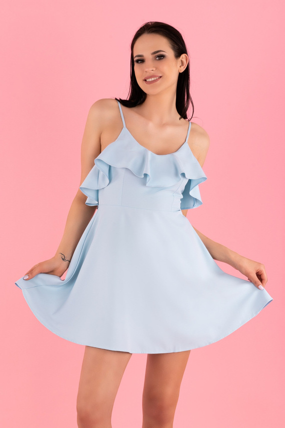 Sukienka na ramiączkach Cooreo D63 Merribel - blue