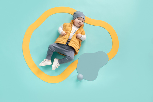 Kamizelka rozpinana Fun Time Pinokio - żółty