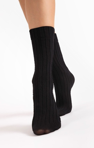 G 1193 Basico Skarpetki 40den Fiore czarny