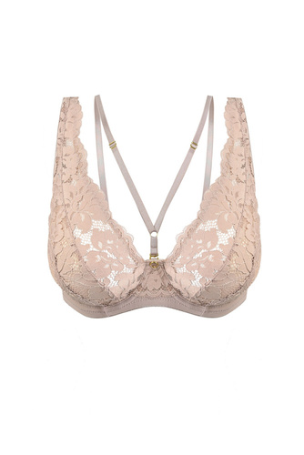 Biustonosz bralette miękki soft 19152 Jasmin Mediolano mokka 
