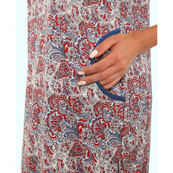 Koszula nocna krótki rękaw Awa Sesto Senso orient