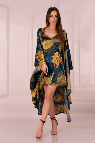 Komplet, koszulka + stringi Clairee Aquareel Collection LivCo Corsetti Fashion