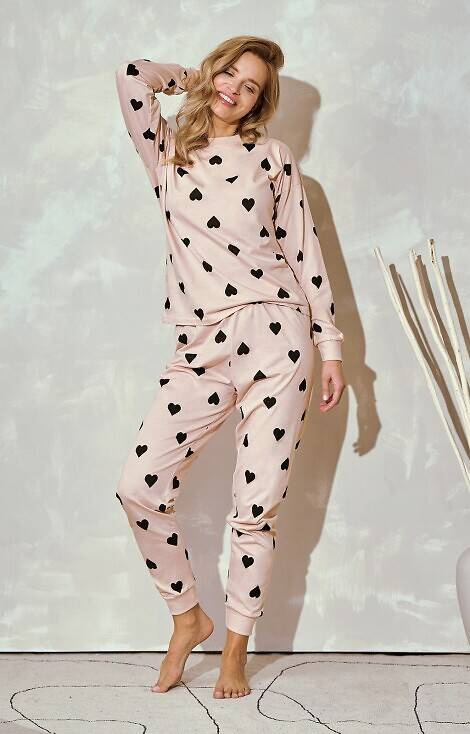 Piżama damska 3206 Hannah Taro -różowa