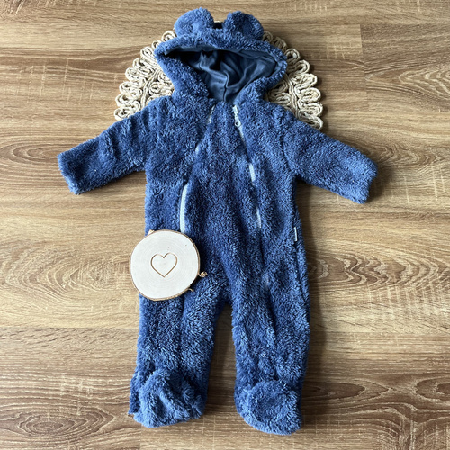 Kombinezon dwuwarstwowy KL005 Miś Mamatti - jeans