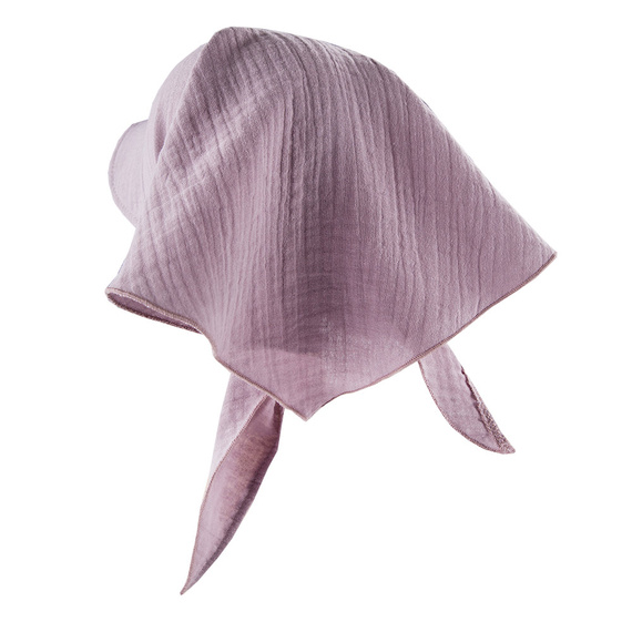 Chustka z daszkiem muślinowa Botanic Eevi - wrzos